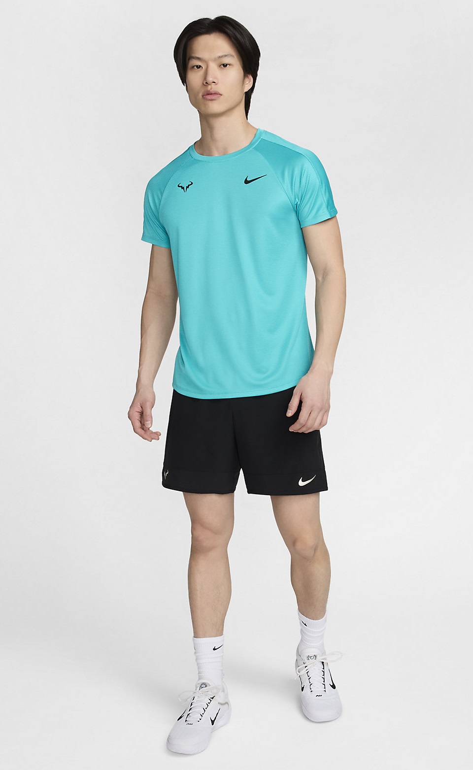 Rafa Challenger Nike Kısa Kollu Erkek Tenis Üstü DV2887-345